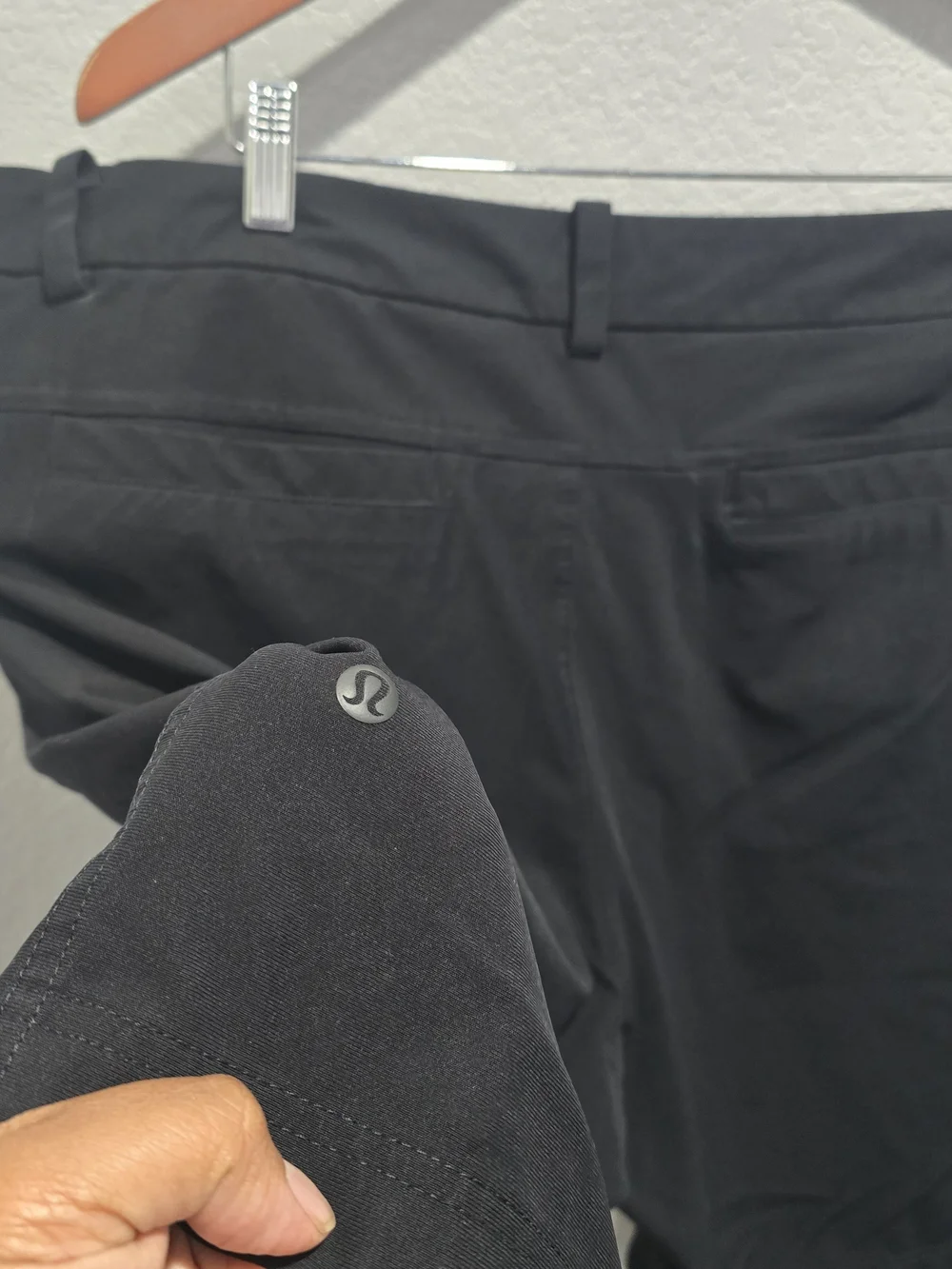 Lululemon Commission Shorts Black Size 38 Men's Stretch Golf Casual Chino 10
